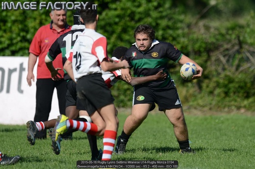 2015-05-16 Rugby Lyons Settimo Milanese U14-Rugby Monza 0154